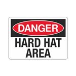 Danger Hard Hat Area Sign